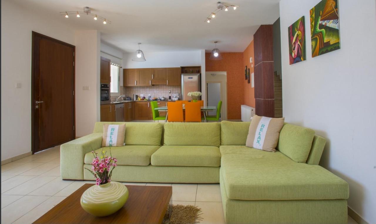Soothing Sunset Villa With Private Pool, 200M From The Beach Perivolia Exteriör bild